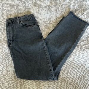 Topshop Moto Straight Cropped Jean